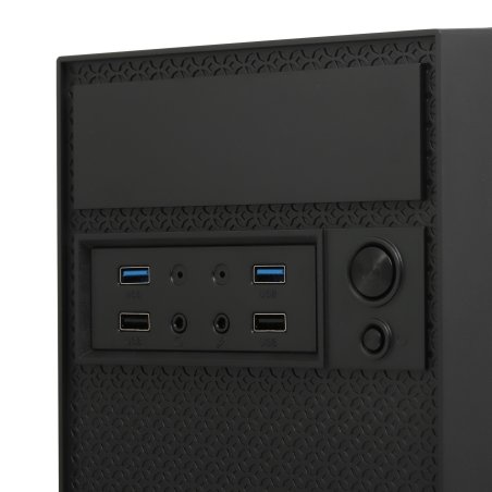 Компьютерный корпус Minitower ExeGate EX291271RUS BAA-109U2 (mATX, без БП, 2*USB+2*USB 3.0, аудио, черный)