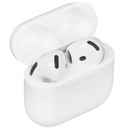 Наушники TWS Apple AirPods 4 (A3050/A3053/A3058) белый, вкладыши, Bluetooth, до 5 ч
