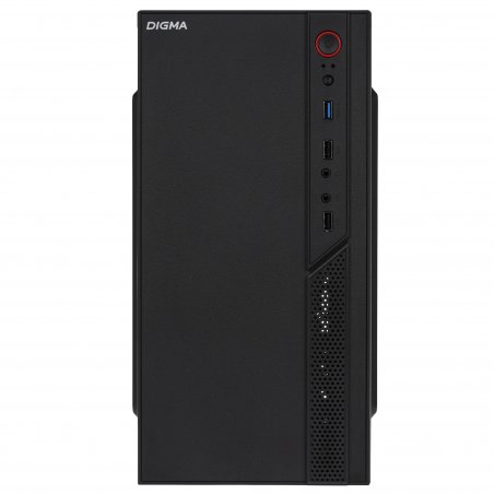 Компьютерный корпус Digma DCC-MN306 черный без БП mATX 1x80мм 1x92мм 2x120мм 2xUSB 2.0 1xUSB 3.0 audio