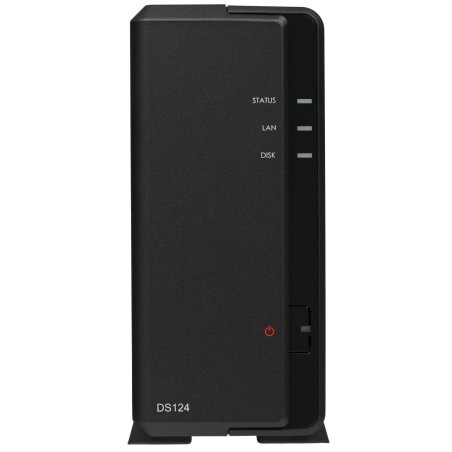 СХД SYNOLOGY настольное исполнение 1BAY NO HDD DS124