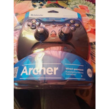 Геймпад Defender Omega USB, Проводной геймпад, 12 кнопок, 2 стика