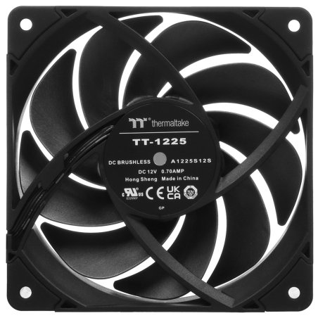 Вентилятор для корпуса Thermaltake Toughfan 14 Pro 140х140x25 черный 4-pin 31.6дБ (упак.:2шт) (CL-F160-PL14BL-A) Ret