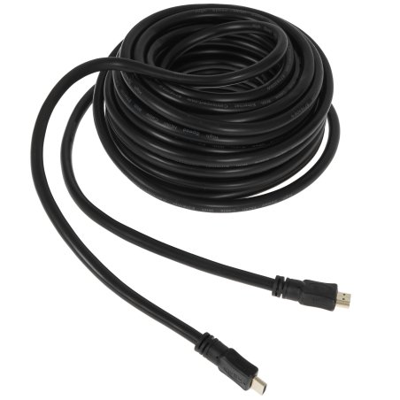 Кабель HDMI Cablexpert CC-HDMI4L-15M, 15м, v2.0, 19M/19M, серия Light, черный, позол.разъемы, экран, пакет