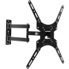 Кронштейн для телевизора Buro FL4S черный 20"-65" макс.25кг настенный поворотно-выдвижной и наклонный