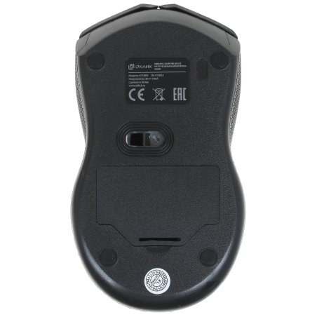Мышь беспроводная Oklick 615MW черный, 1000 dpi, радиоканал, USB, кнопки - 3