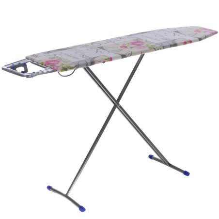 Доска гладильная НИКА 3, размер: 122/34,5, материал: фанера, европодставка под утюг (полимер) с терм