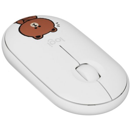 Мышь беспроводная Logitech Pebble M350 розовый, 1000 dpi, радиоканал, Bluetooth, USB, кнопки - 3