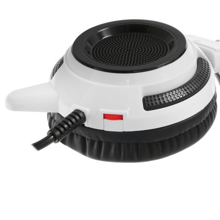 Наушники с микрофоном Oklick HS-G300 белый/черный 2.5м мониторы