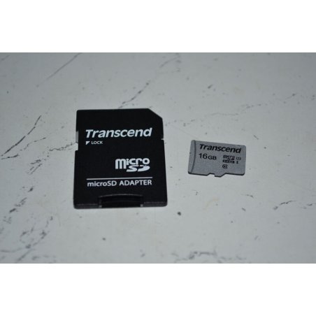 Флеш карта Micro SecureDigital 16Gb TranscendTS16GUSD300S-A MicroSDHC Class 10 UHS-I, SD adapter