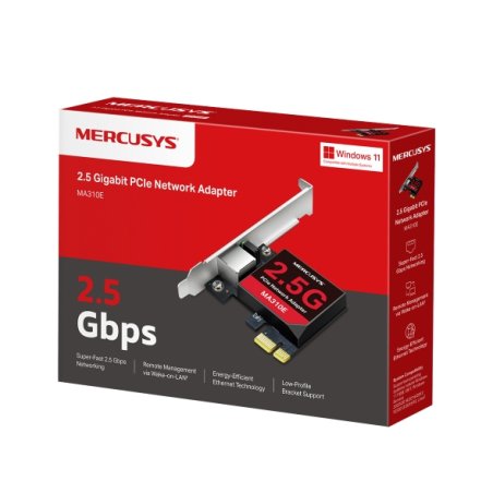 Сетевой адаптер PCI-Express Mercusys MA310E