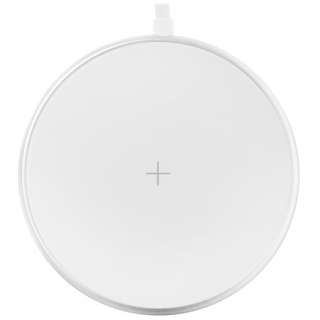 Беспроводное зарядное устройство OLMIO MagCharge, QI, 15W, белое