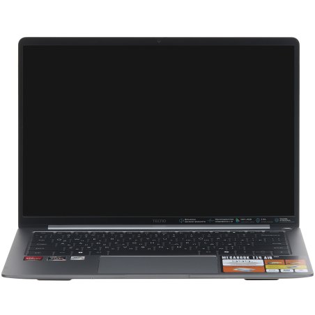 Ноутбук Tecno MegaBook T14FA Air Ryzen 5 7535HS 16Gb SSD 1Tb AMD Radeon Graphics 14.1" IPS WUXGA (1920x1200) Windows 11 Home grey WiFi BT Cam 6460mAh (71003300543)