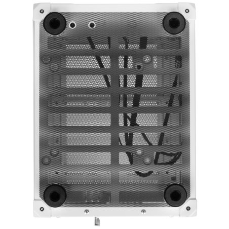 Компьютерный корпус JONSBO D40 White без БП, боковая панель из закаленного стекла, mini-ITX, micro-ATX, ATX, белый
