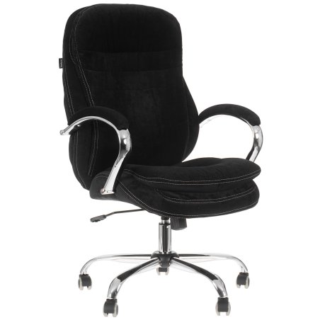 Кресло руководителя Бюрократ T-9950SL Fabric черный Light-20, крестовина металл хром