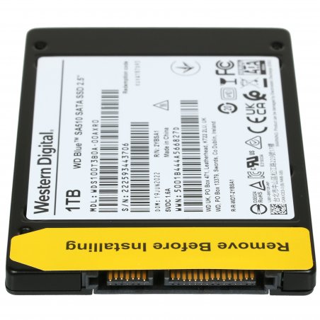 Накопитель SSD WD Blue SA510 1Tb, SATA III, 2.5", R/W 560/520