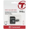 Карта памяти MicroSD Transcend 350V, 512 Гб, Endurance, , адаптер (TS512GUSD350V)