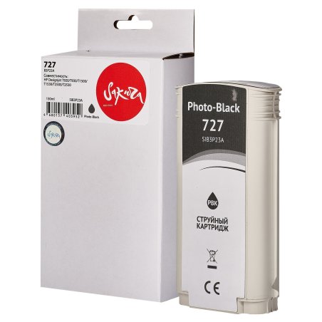 Картридж струйный HP 727 B3P23A черный для HP DJ T920/T1500 (130мл)