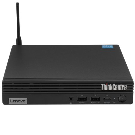 Мини ПК Lenovo ThinkCentre Neo 50q G4 slim i5 13420H (2.1) 8Gb SSD 512Gb UHDG без ОС WiFi BT 90W kb мышь клавиатура черный (12LN005SUM)