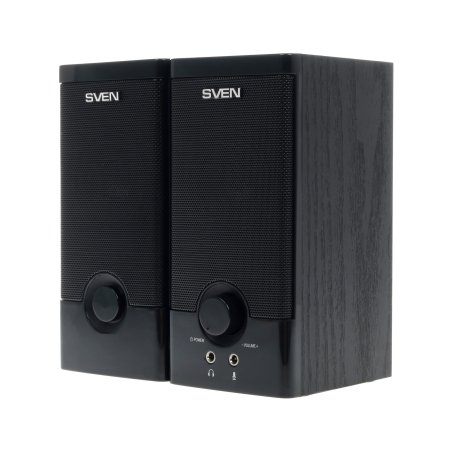 Колонки Sven SPS-603 черный USB-порт ПК, ноутбука или адаптер 5V DC