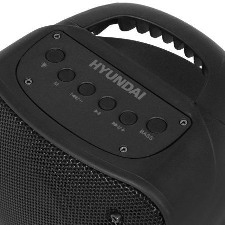Портативная колонка Hyundai H-PS1005 черный 20 Вт 1.0 BT 10м 1800mAh
