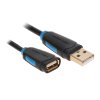Кабель-удлинитель Vention USB 2.0 AM/AF - 1м черный