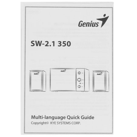 Колонки Genius SP-U125 черный USB