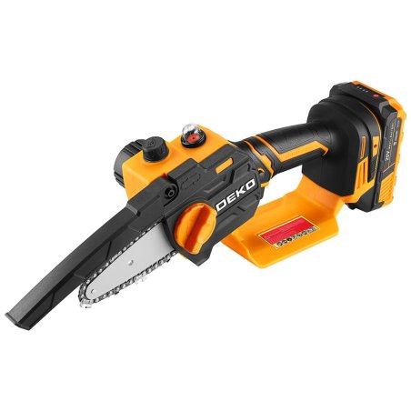 Пила цепная аккумуляторная DEKO DKCHS 20-4 [063-4480] 20В, 1x2.0А·ч