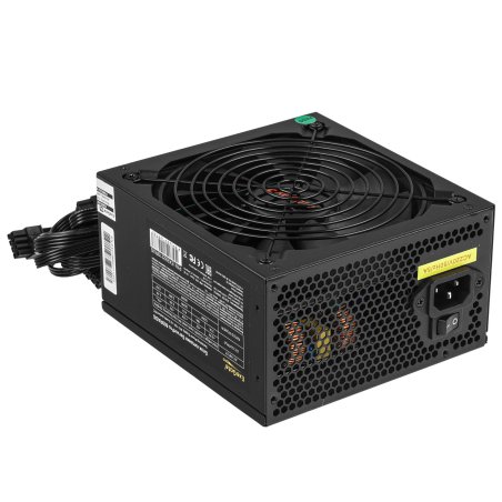 Блок питания серверный 600W ExeGate ServerPRO-600RADS (ATX, for 3U+ cases, APFC, КПД 80% (80 PLUS), 14cm fan, 24pin, (4+4)pin, PCIe, 5xSATA, 4xIDE, FDD, Cable Management, black)