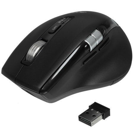 Мышь беспроводная Acer OMR406 черный, 4800 dpi, радиоканал, Bluetooth, USB, кнопки - 8