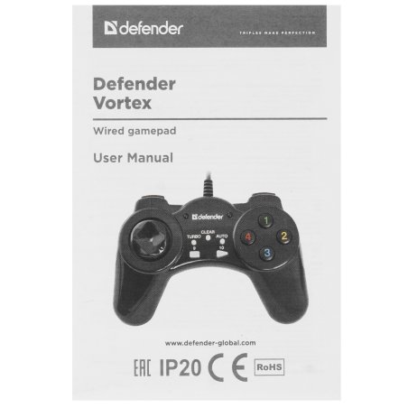 Геймпад Defender Vortex USB, 13 кнопок