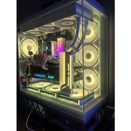 Оперативная память XPG Spectrix D35G RGb, DDR4, 16Gb (1x16Gb), 3200MHz, CL16, DIMM, с радиатором, RGb, черный