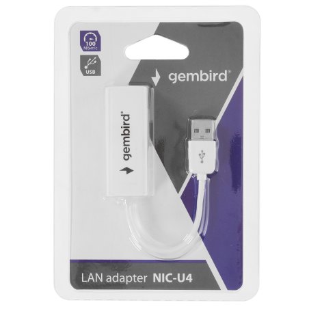Сетевой адаптер Ethernet Gembird NIC-U4 USB 2.0 - Fast Ethernet adapter