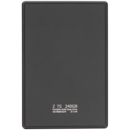 Внешний SSD Netac Z7S, 240 Gb, USB 3.2 Gen 2 Type-C, R/W 550/480, черный