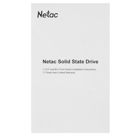 Накопитель SSD Netac N535N, 256Gb, M.2 2280, SATA-III, R/W 540/490