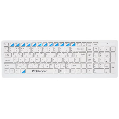 Комплект клавиатура + мышь Defender Skyline 895 Nano W (белый) Кл:104, 1000/1500/2000dpi