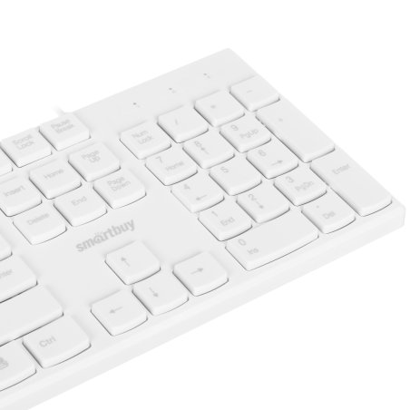 Клавиатура проводная мультимедийная Smartbuy ONE 238 USB белая (SBK-238U-W)/20