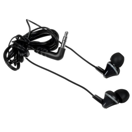 Наушники вкладыши Panasonic RP-HJE125E-K 1.1м черный проводные (в ушной раковине)