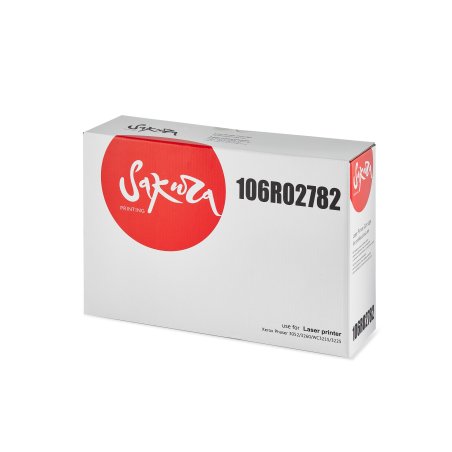 Картридж лазерный Sakura 106R02782 для Xerox Phaser 3052/3260, WC 3215/3225, черный, 6 000к. (в комплекте 2 шт.)