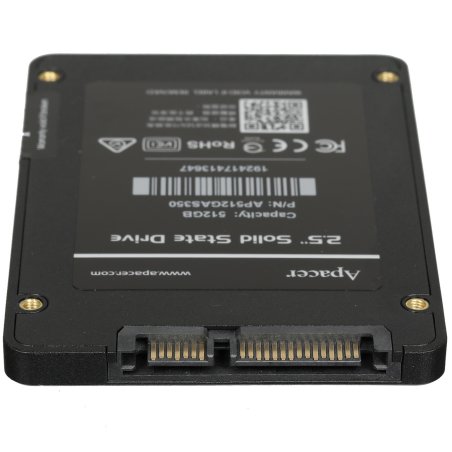 Накопитель SSD Apacer AS350 PANTHER, 512Gb, 2.5", SATA III, R/W 560/540