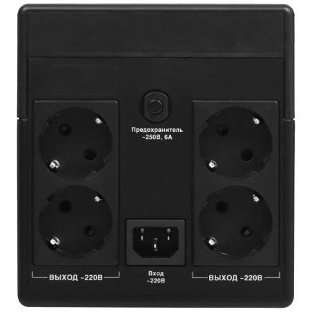 Источник бесперебойного питания ExeGate SpecialPro UNB-1200.LED.AVR.EURO.RJ 1200VA/750W, LED, AVR, 4 евророзетки, RJ45/11, черный