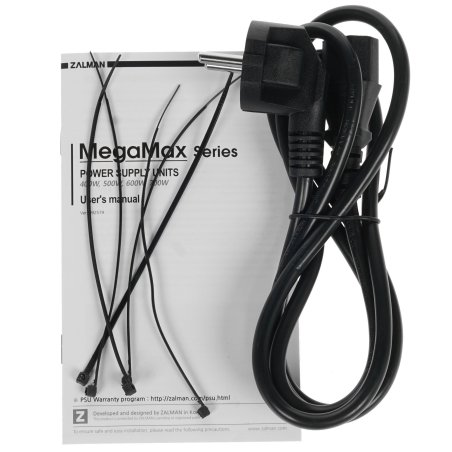 Блок питания Zalman ZM500-TXII V2 retail, 500Вт, 80 PLUS, 120мм, черный