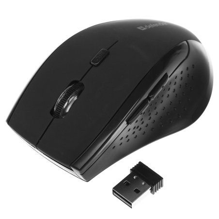 Мышь беспроводная Defender Accura MM-365 черный, 1600 dpi, радиоканал, USB, кнопки - 6