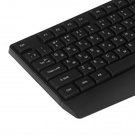 Комплект клавиатура+мышь Philips SPT6337 беспроводной, USB, 1600 DPI, чёрный