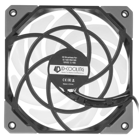 Вентилятор для корпуса ID-Cooling NO-12015-XT ARGb SNOW белый, 120 мм, 2000 об/мин, 31.2 дБ, 4 pin