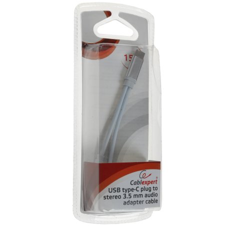 Переходник Cablexpert Переходник USB, USB Type-C/Jack3.5 F+ Type-C F, пакет (CCA-UC3.5F-02-W)