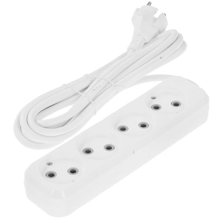 Удлинитель без заземления Defender B240 10 А, 3 м, без заземления