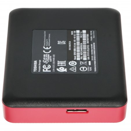 Внешний HDD 2.5" Toshiba Canvio Advance, 4TB, USB 3.2 Gen 1 Type-A, 5400 rpm, красный