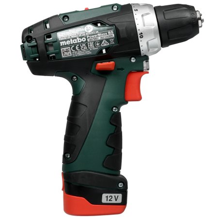 Дрель-шуруповерт аккумуляторная Metabo PowerMaxx BS 600984000, Аккумуляторный, 10,8В, 2 АКБ