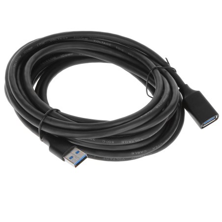 Кабель удлинительный USB3.0 Am-Af 5m Telecom черный (TUS708-5M)