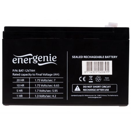 Батарея для ИБП Gembird/Energenie BAT-12V7AH